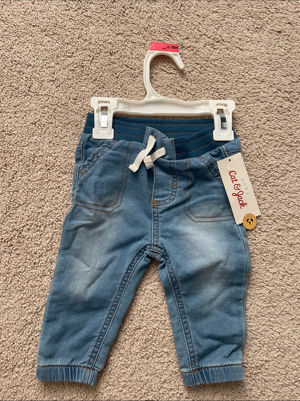 Cat & Jack Light Blue Jogger Jeans for Baby